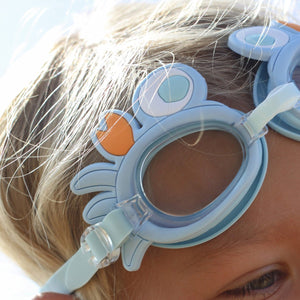 SUNNYLiFE Blue Color Mini Swim Goggles For Kids Sonny The Sea Creature - S3VGOGSO