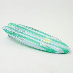 SUNNYLiFE Green And White Color Inflatable Ride With Me Surfboard Float Sea Seeker Ocean - S3LSRFSS