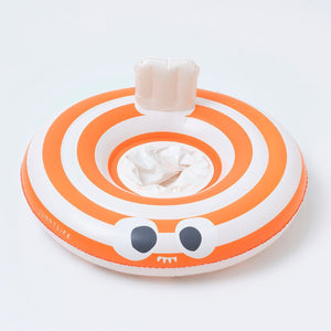 SUNNYLiFE Green Color Inflatable Baby Seat Shark Tribe Khaki - S3LBASST