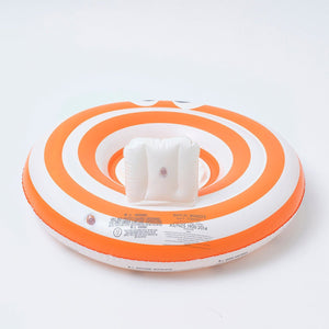 SUNNYLiFE Green Color Inflatable Baby Seat Shark Tribe Khaki - S3LBASST