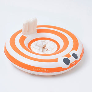 SUNNYLiFE Green Color Inflatable Baby Seat Shark Tribe Khaki - S3LBASST