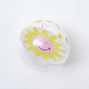 SUNNYLiFE Multicolor Inflatable Pool Ring And Ball Set SMILEY World Sol Sea - S3LPOBSM
