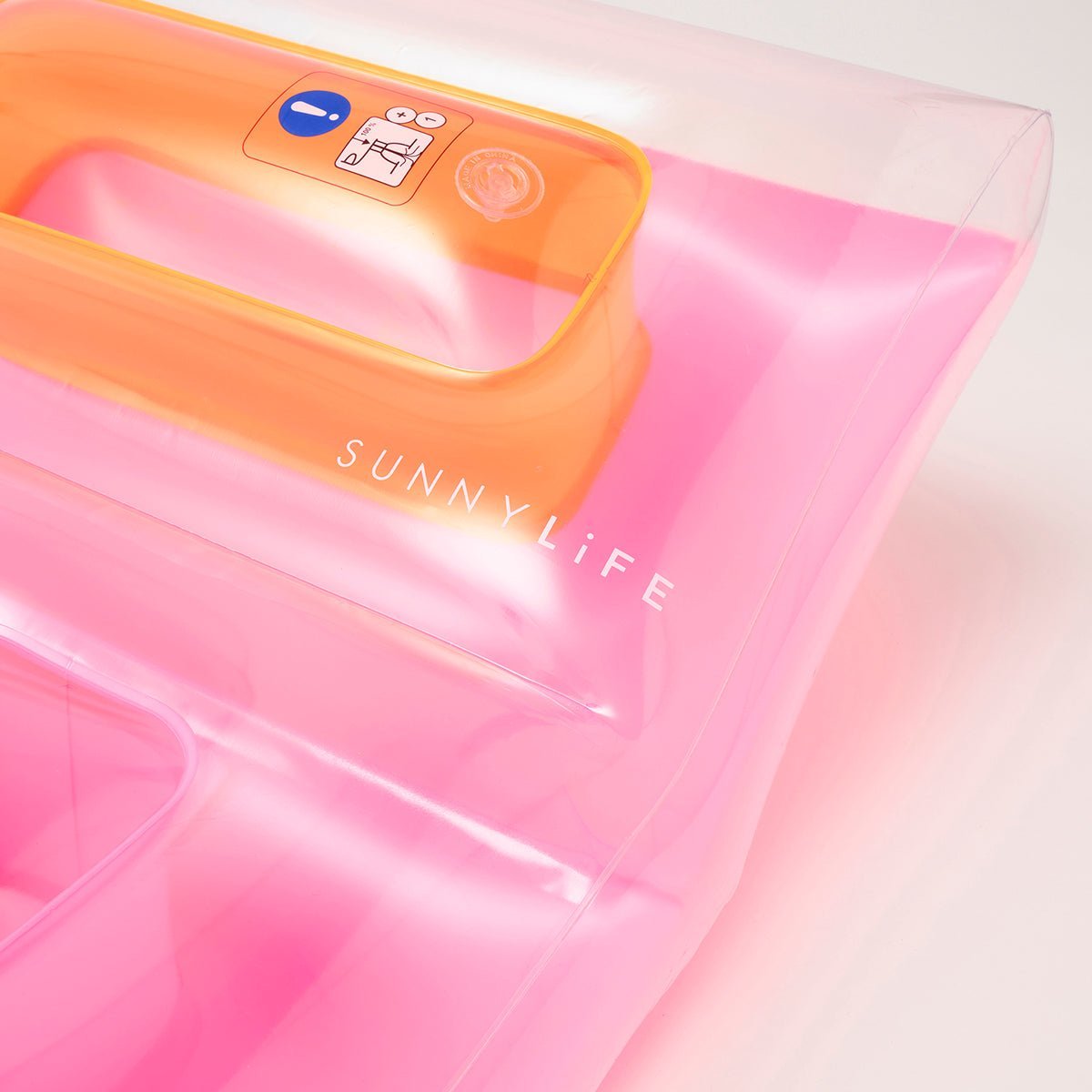 SUNNYLiFE Multicolor Inflatable Retro Lie-On Flash Back - S3LRLIBE