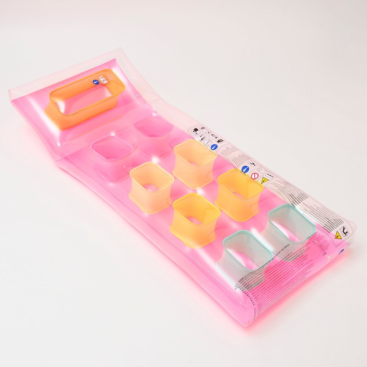 SUNNYLiFE Multicolor Inflatable Retro Lie-On Flash Back - S3LRLIBE