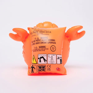 SUNNYLiFE Orange Color Inflatable Buddy Float Bands Sonny The Sea Creature - S3LARMSO