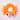 SUNNYLiFE Orange Color Inflatable Kiddy Pool Ring Sonny The Sea Creature - S3LKPOSO