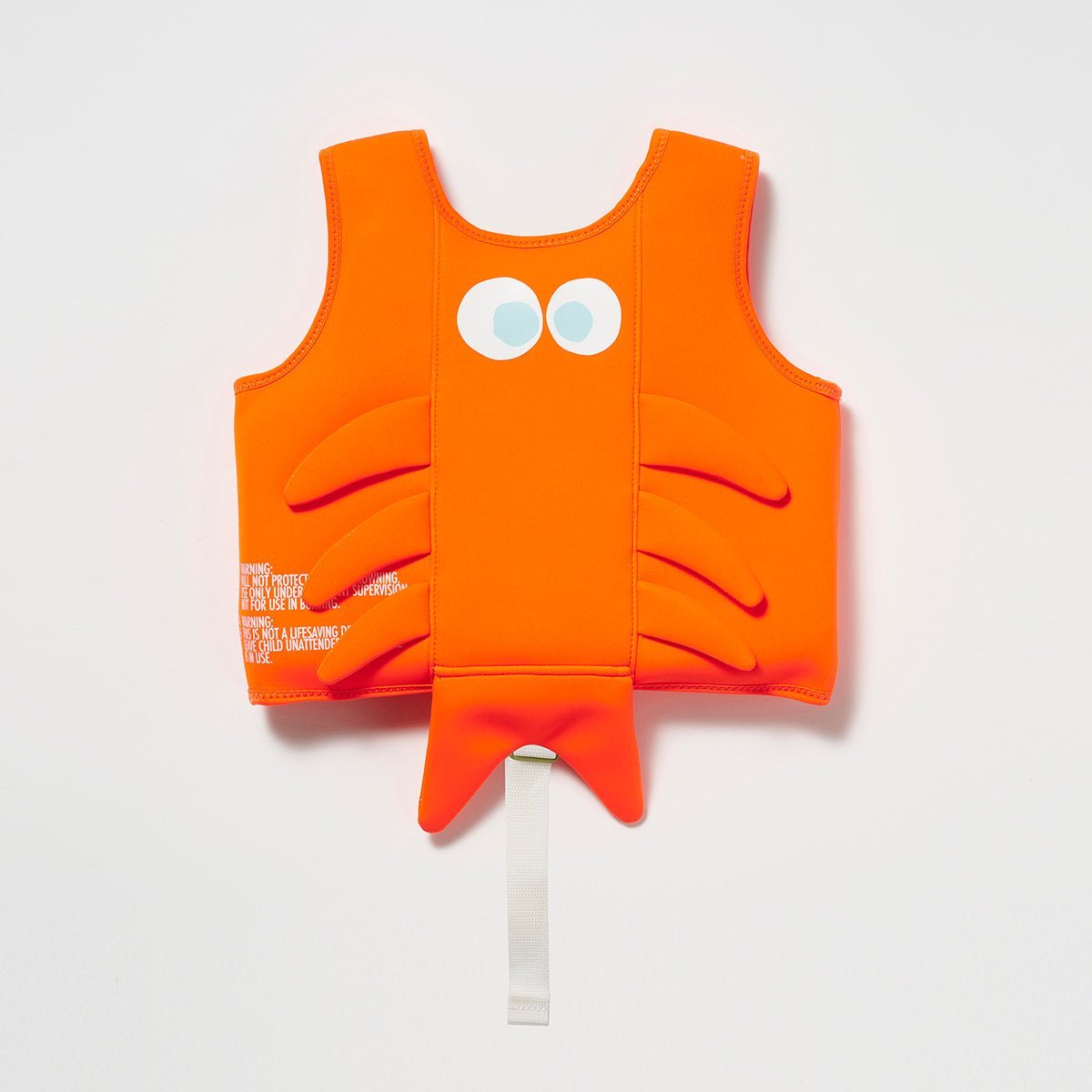 SUNNYLiFE Orange Color Swim Vest 1-2 Sonny The Sea Creature - S3VVESSO