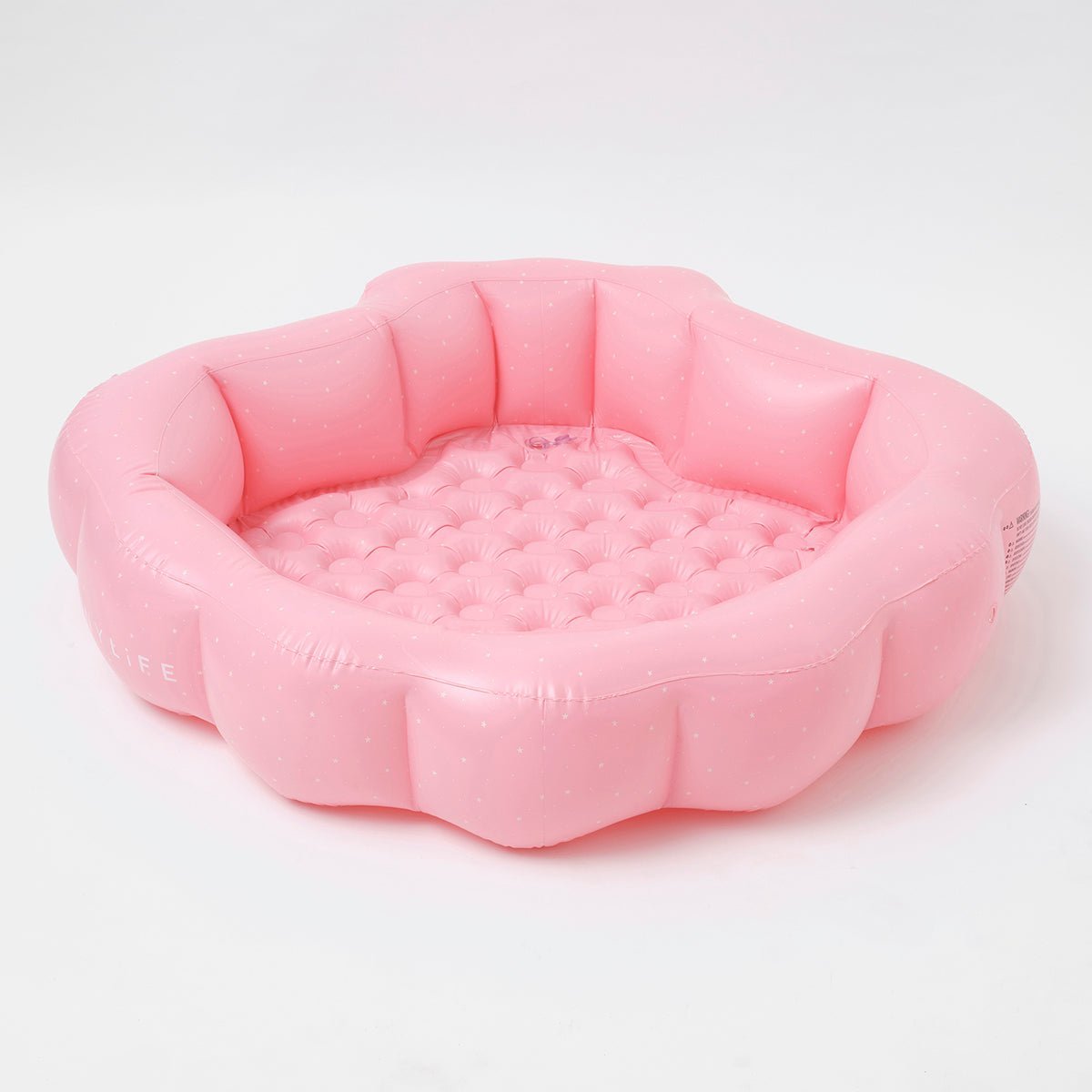 SUNNYLiFE Pink Color Inflatable Backyard Pool Ocean Treasure Rose - S3PBYDOT