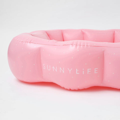 SUNNYLiFE Pink Color Inflatable Backyard Pool Ocean Treasure Rose - S3PBYDOT