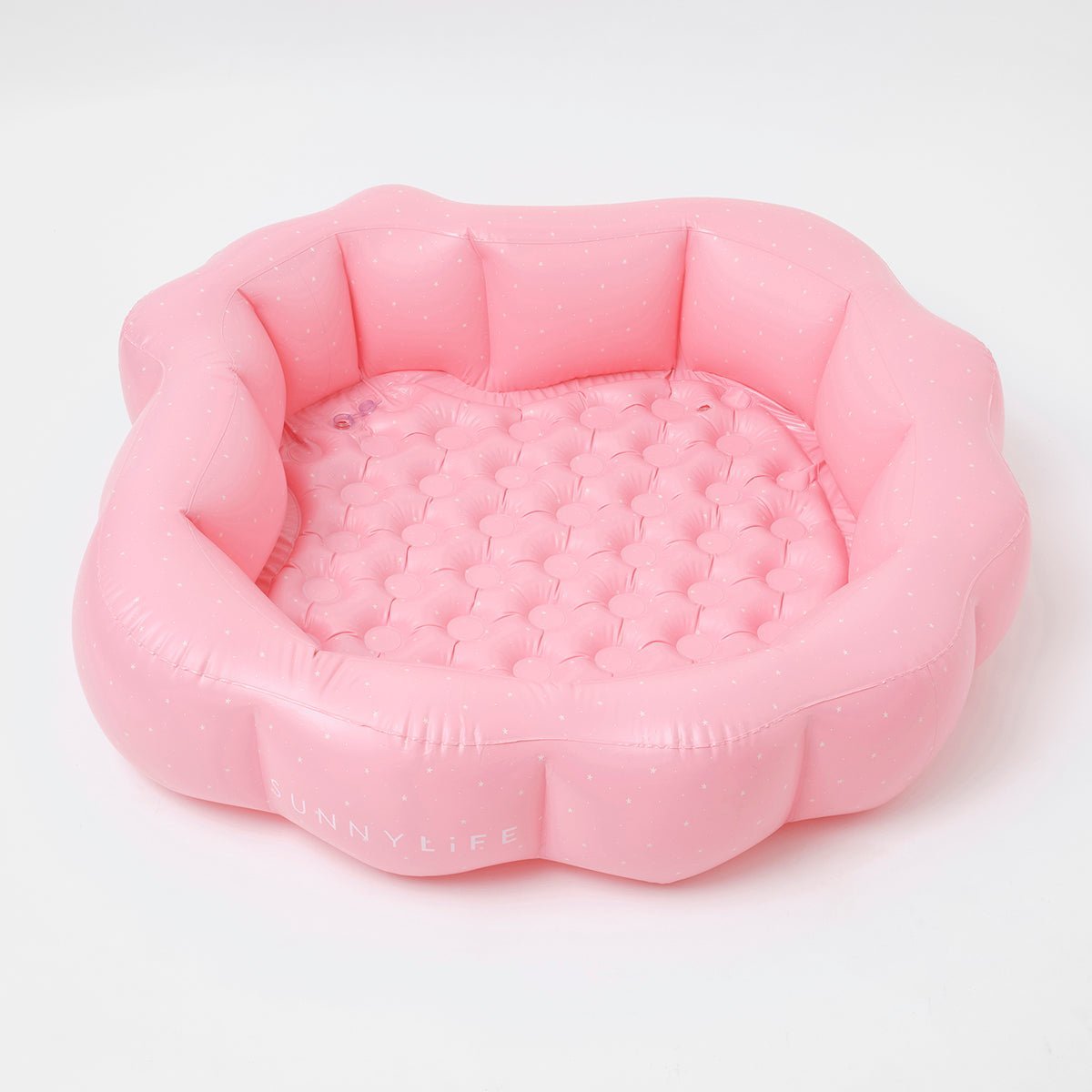 SUNNYLiFE Pink Color Inflatable Backyard Pool Ocean Treasure Rose - S3PBYDOT