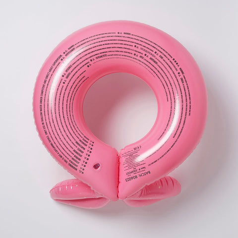 SUNNYLiFE pink color inflatable Kiddy Pool Ring Ocean Treasure Rose - S3LKPOOT