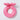 SUNNYLiFE pink color inflatable Kiddy Pool Ring Ocean Treasure Rose - S3LKPOOT