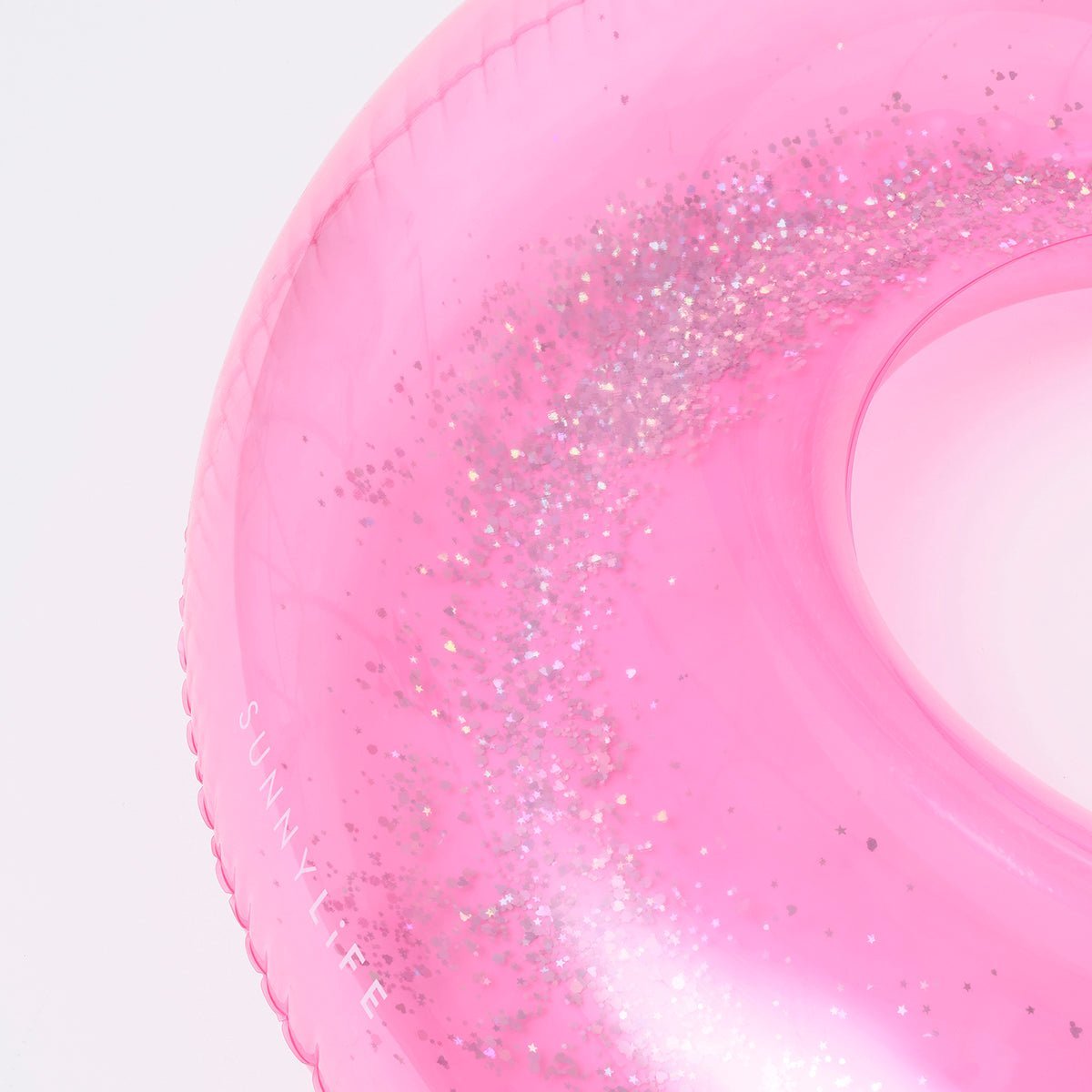 SUNNYLiFE Pink Color Inflatable Luxe Pool Ring Shell Bubblegum - S3LPOLGS