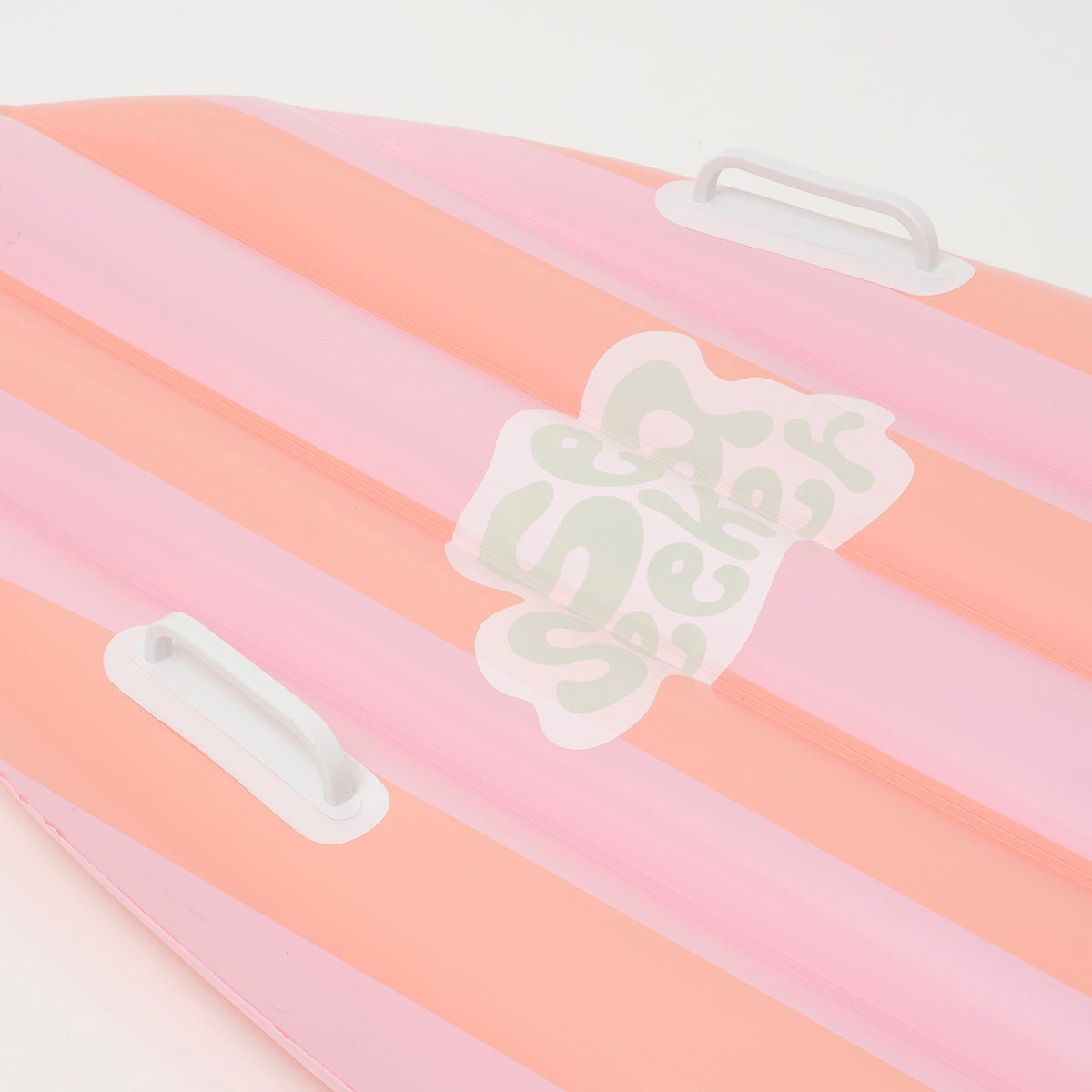 SUNNYLiFE Pink Color Inflatable Ride With Me Surfboard Float Sea Seeker Strawberry - S3LSRFSB