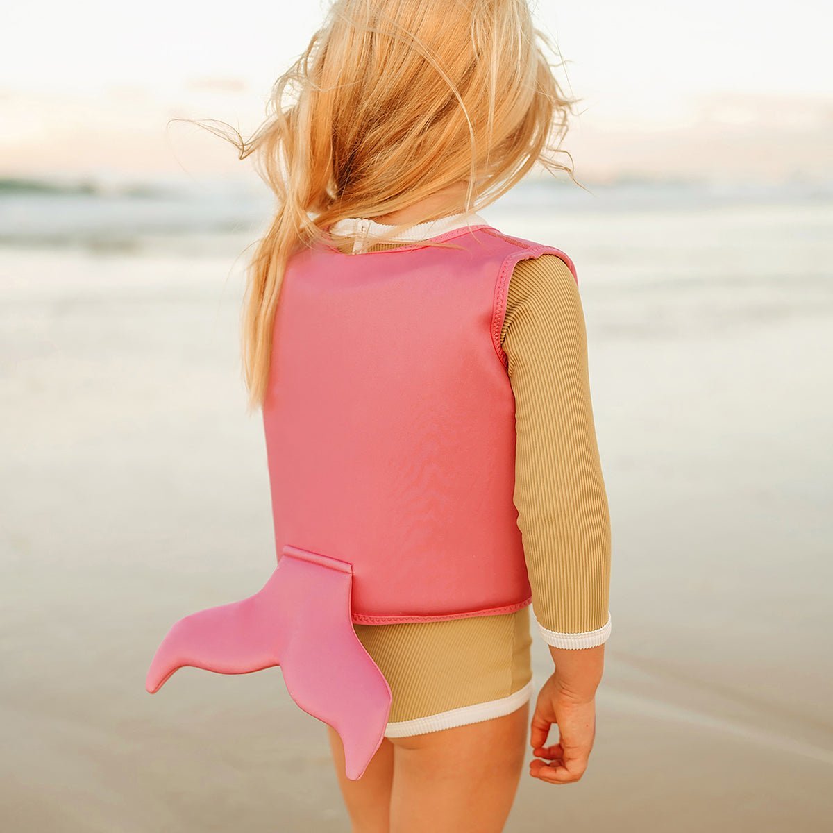 SUNNYLiFE Pink Color Swim Vest Ocean Treasure Rose - S3VVESOT