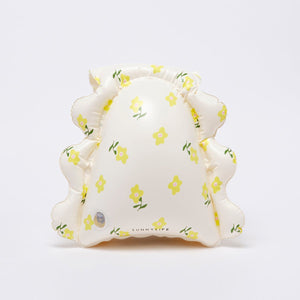 SUNNYLiFE Sunflower Print Inflatable Buddy Float Bands Mima The Fairy Lemon - S3LARMMI