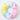 SUNNYLiFE Tie Dye Color Inflatable Pool Ring Tie Dye Sorbet - S3LPOLTD