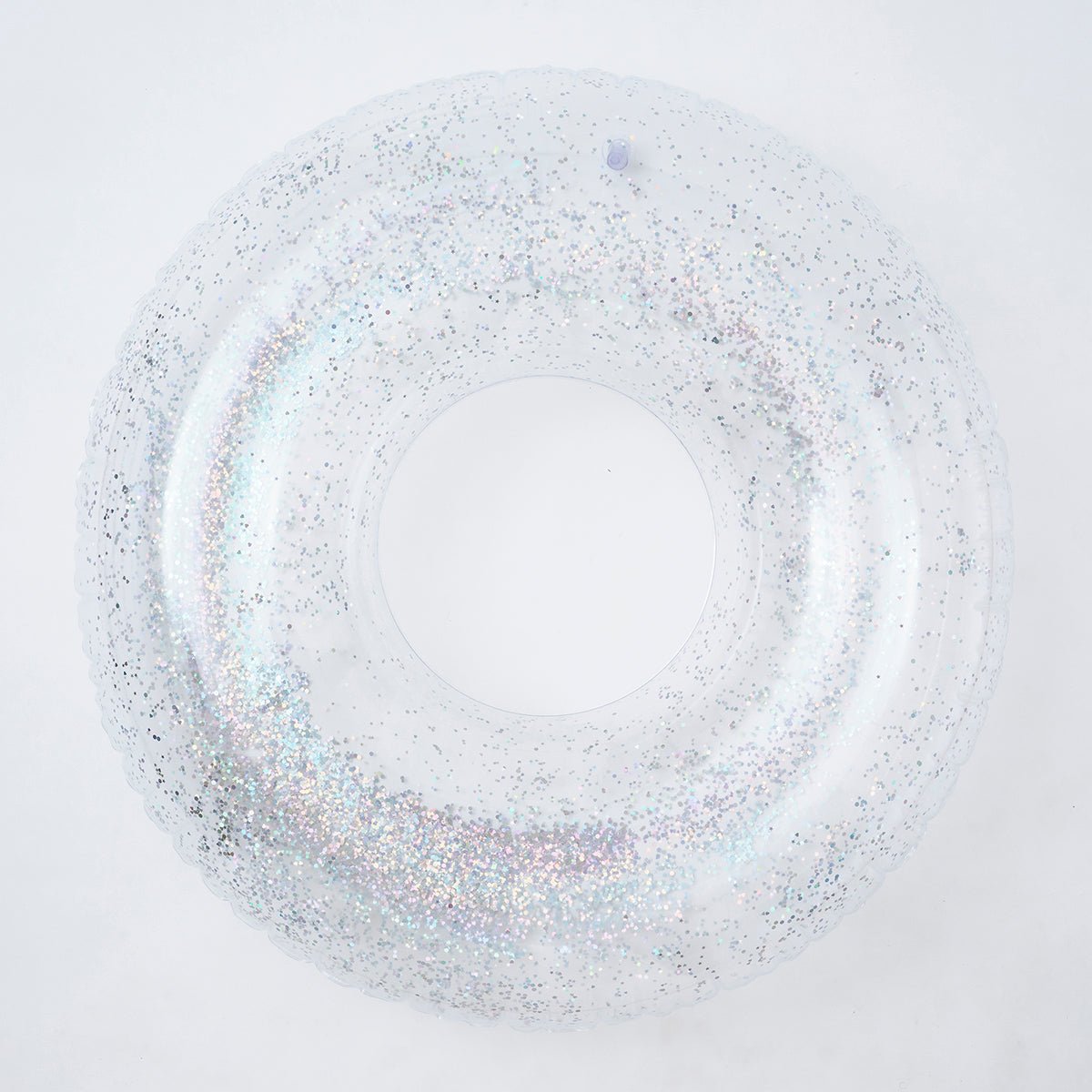 SUNNYLiFE Transparent Inflatable Pool Ring Glitter - S3LPOLGL