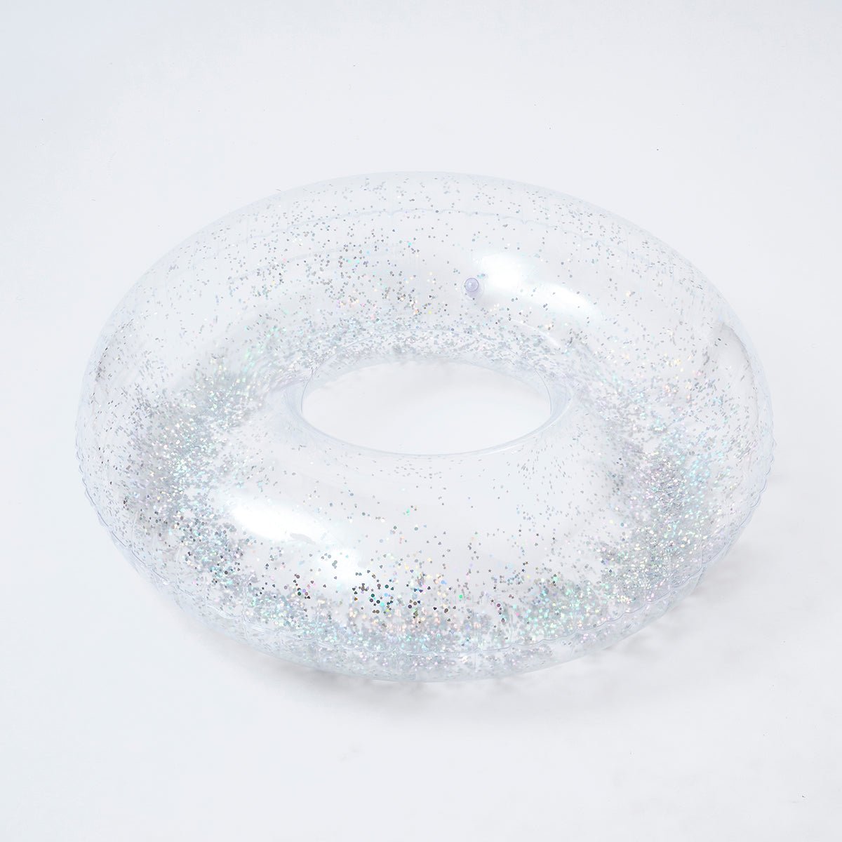 SUNNYLiFE Transparent Inflatable Pool Ring Glitter - S3LPOLGL