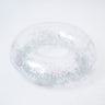 SUNNYLiFE Transparent Inflatable Pool Ring Glitter - S3LPOLGL