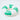 SUNNYLiFE White And Green Color Inflatable Pool Ring De Playa Esmeralda - S3LBPRDA