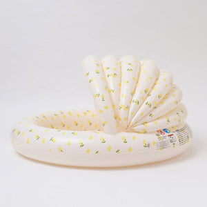 SUNNYLiFE White Color Floral Inflatable Kiddy Pool Mima The Fairy Lemon - S3PPOOMI