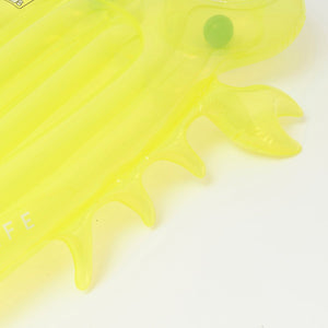 SUNNYLiFE Yellow Color Inflatable Luxe Lie-On Float Sonny The Sea Creature - S3LLIESO