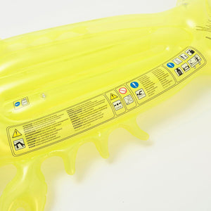 SUNNYLiFE Yellow Color Inflatable Luxe Lie-On Float Sonny The Sea Creature - S3LLIESO