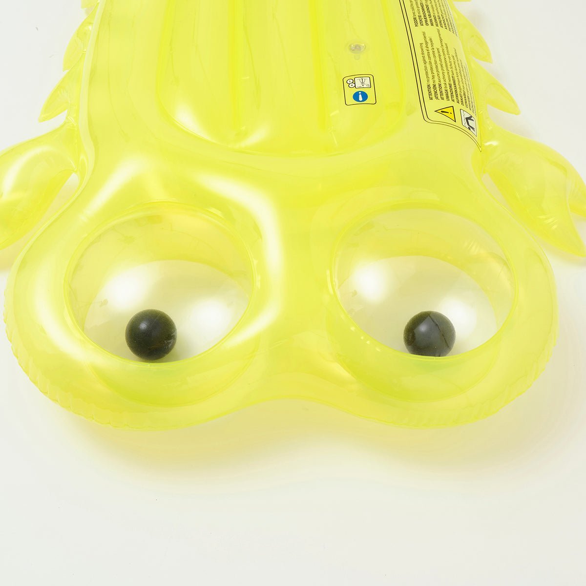 SUNNYLiFE Yellow Color Inflatable Luxe Lie-On Float Sonny The Sea Creature - S3LLIESO