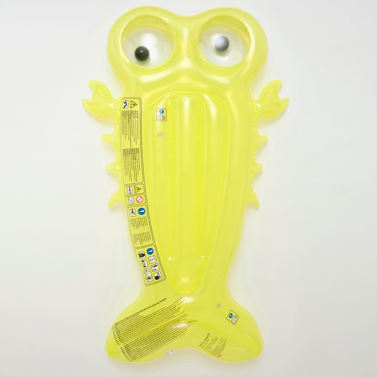 SUNNYLiFE Yellow Color Inflatable Luxe Lie-On Float Sonny The Sea Creature - S3LLIESO