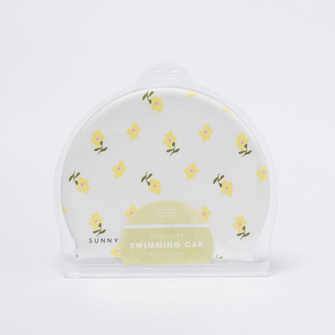 SUNNYLiFE Yellow Color Shaped Swimming Cap Mima The Fairy Lemon - S3VCAPMI