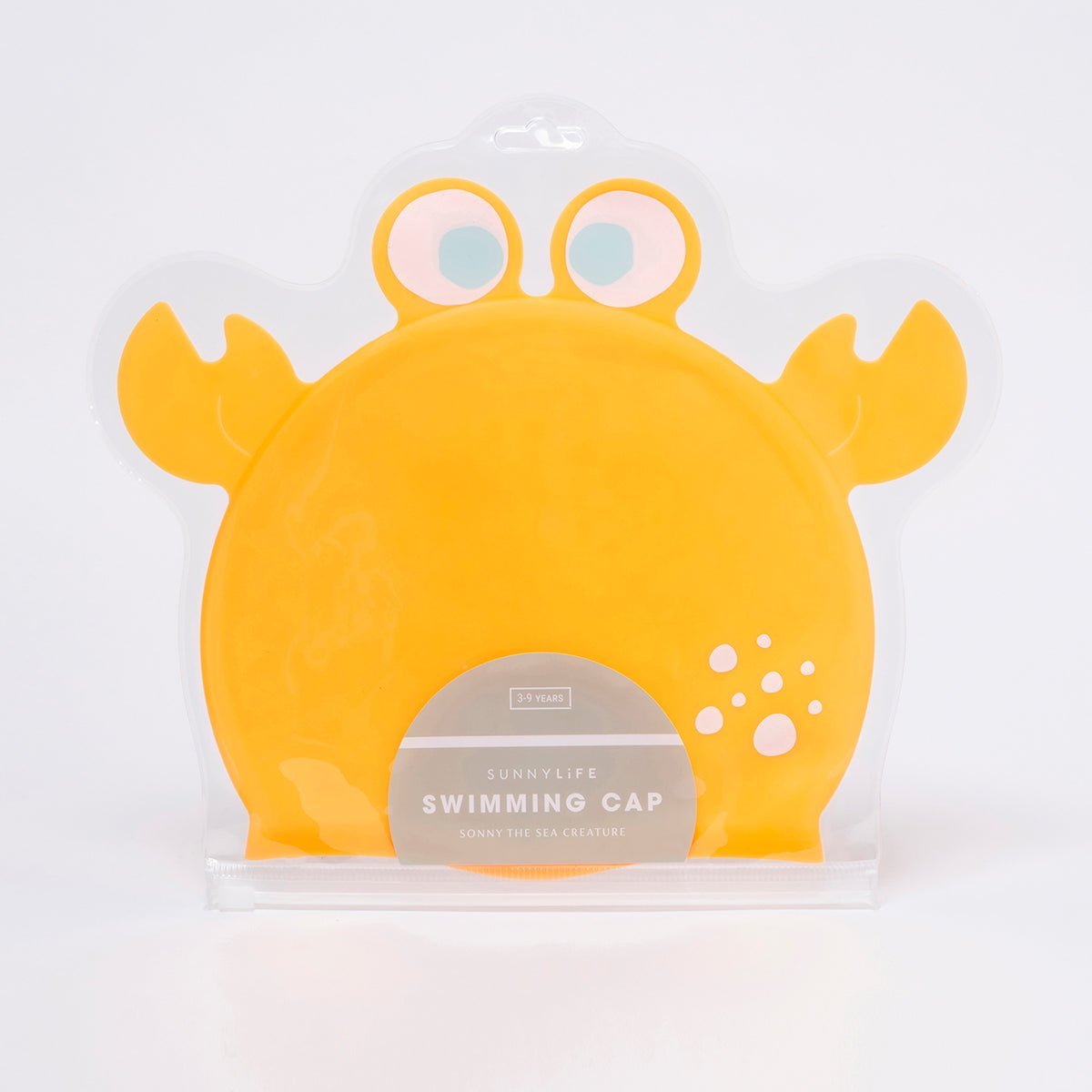 SUNNYLiFE Yellow Color Shaped Swimming Cap Sonny The Sea Creature - S3VCAPSO