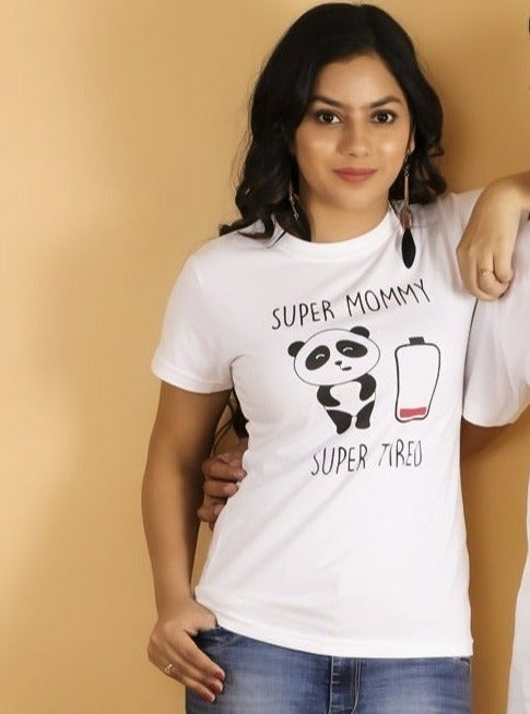 Super Mommy Womens T shirt - TWWM-SPMM-S