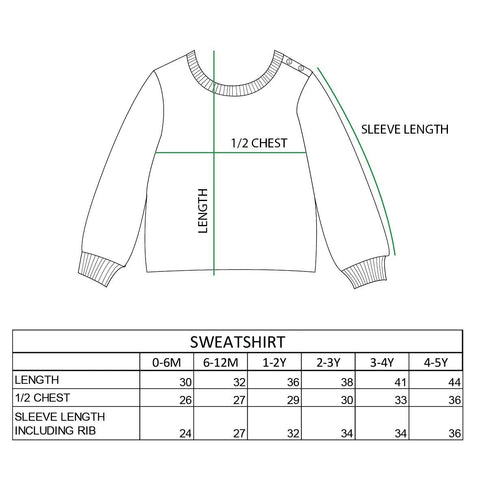 Sweatshirt Combo- Pom Pom and Elephant - KDSWT-2-PMELE-0-6