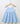 Sweetlime By As Blue organic cotton oxford all over embroidery singlet dress- Blue - SLG-Dress-00984_12-18M