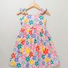 Sweetlime by AS Girl Floral Print Backless Crisscross Knot Flutter - Sleeve Dress - SLG-Dress-234-2yrs-3yrs