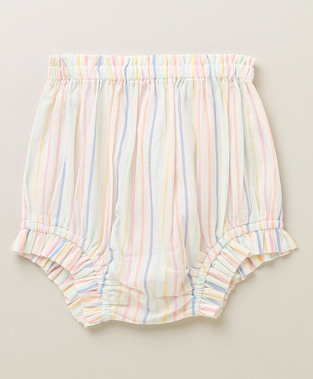 Sweetlime By As Organic Multi stripe Cotton Co-ord Set- Multi - SLG-Co-Ord-330_3-6M