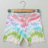 Sweetlime By AS Tie & Dye organic Cotton twill Shorts- Multi - SLG-BTM-326_3-6M