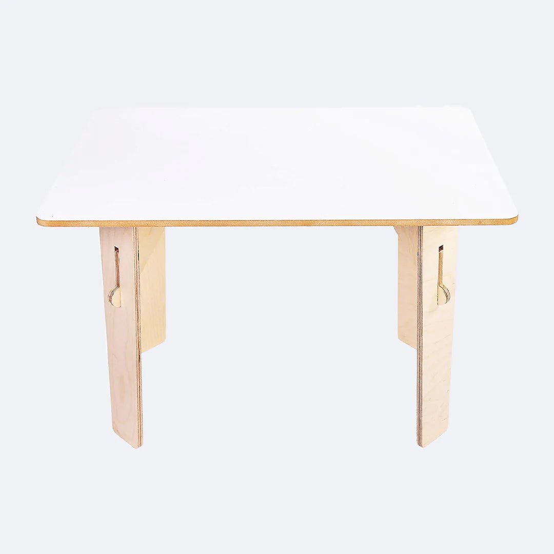 SWEN Wooden Straight Table AMBER - AMBER