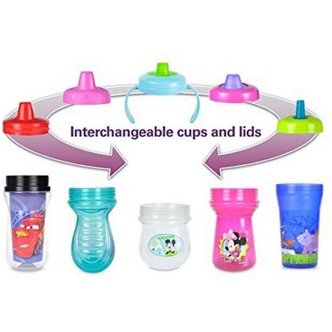The First Years Ins Sippy Cup 2 Pk- Green & Red - Y10017