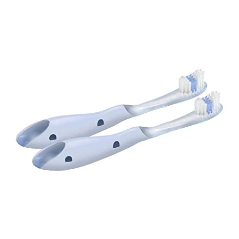 The First Years Toddler Toothbrush Pk-2 Toothbrush - White - Y7066