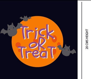 Trick Or Treat Unisex Womens T shirt - TWUS-TRTT-S