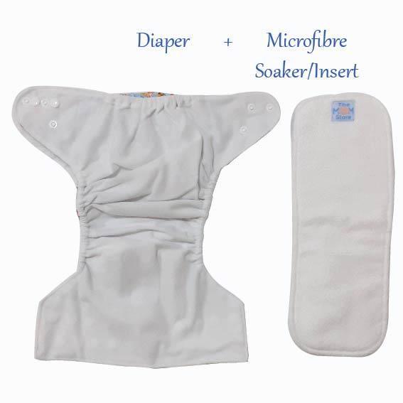 Tropical Print- Re-Usable Cloth Diaper - CD-TRPCAL-3-3