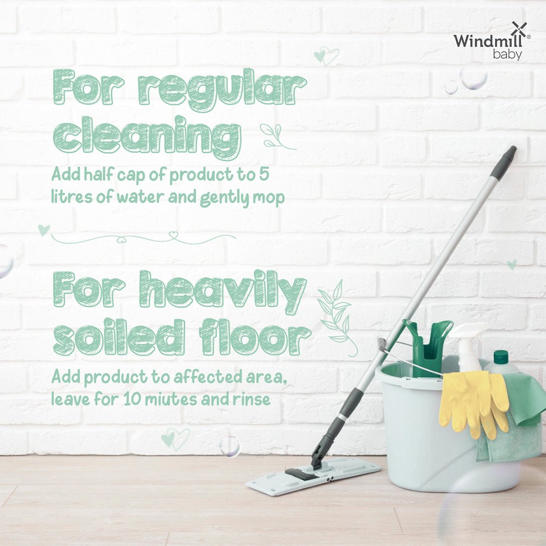 Windmill Baby Natural Floor Cleaner Citrus Fresh- 950 ml - WMB03
