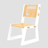 X&Y Blue Apple Chair - White - FG100918W