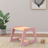 X&Y Charcoal Chikku Stool - Pink - FG220918P