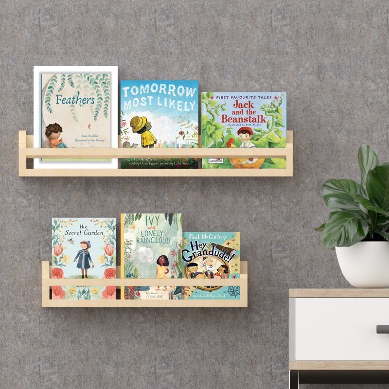 X&Y Coffee Cucumber Wall Book Shelf - FG430918W