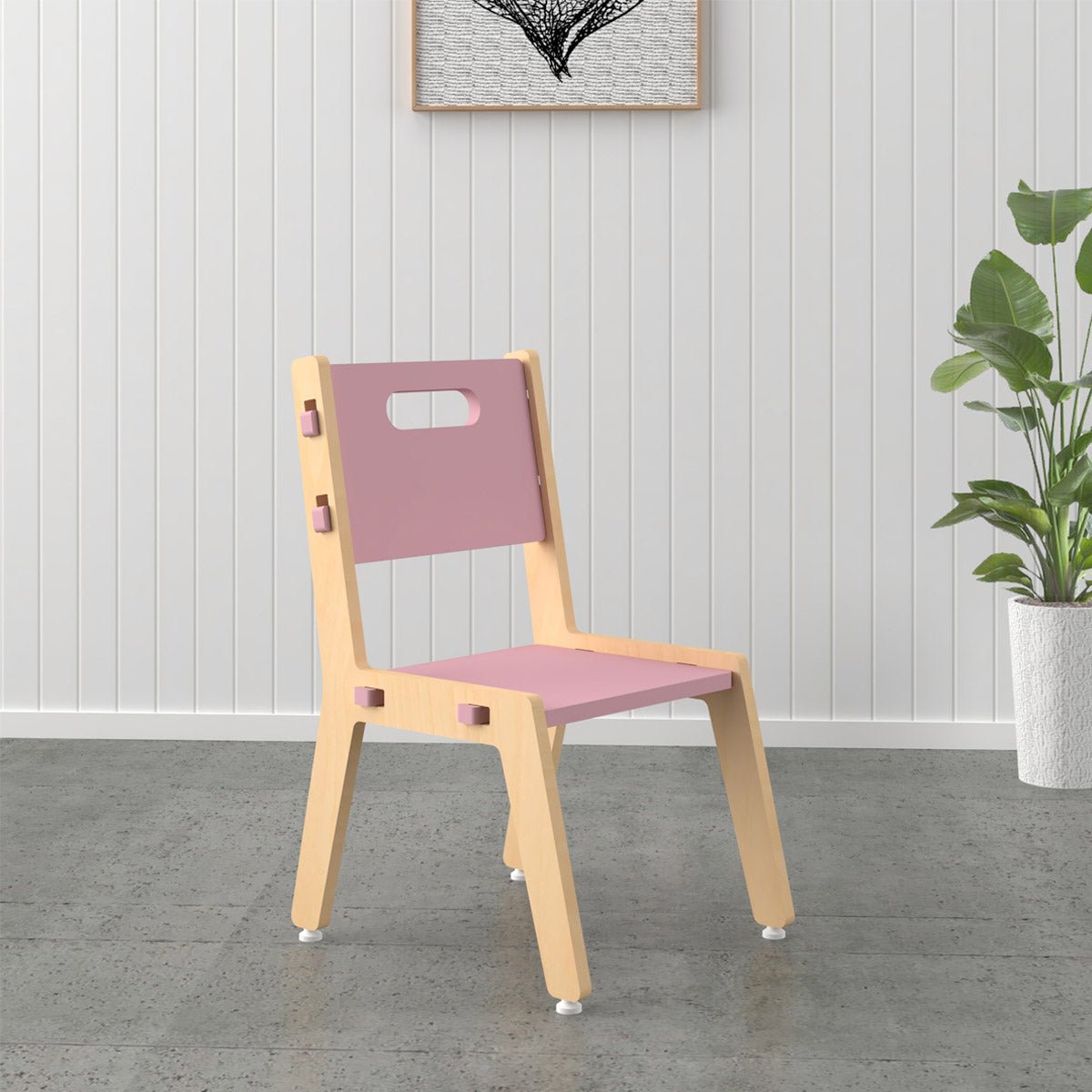 X&Y Grey Guava Chair - Pink - FG090918P