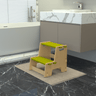 X&Y Maroon Apricot Step Stool - Green - FG330918G
