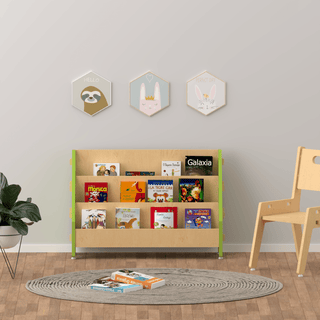 X&Y Ochre Olive Book Rack - Green | L - FG340918G
